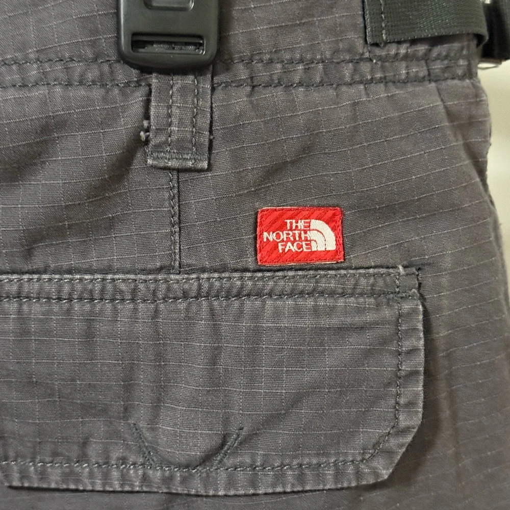 The North Face Mens Shorts 36 Gray Cargo Hiking Ripstop Lightweight